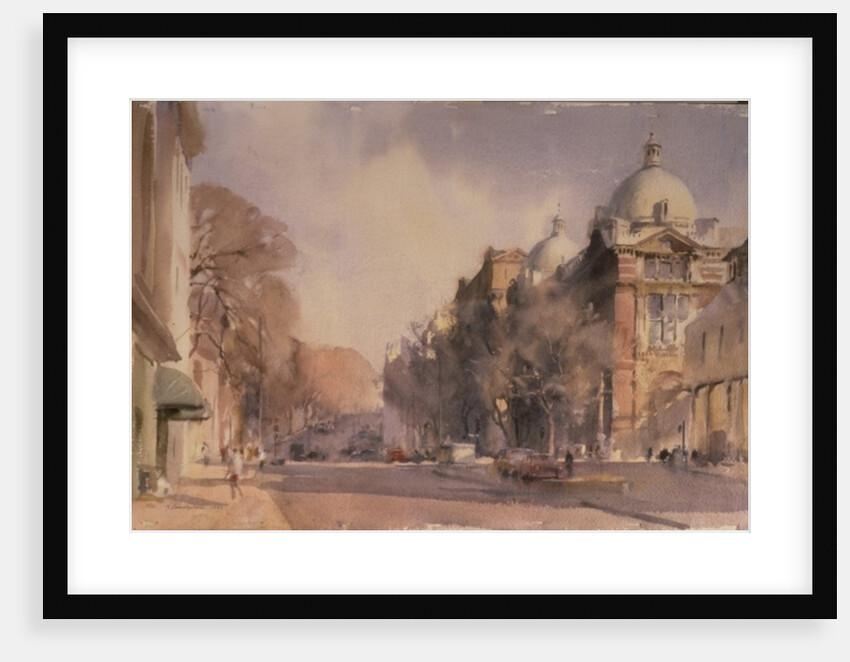 Winter Morning, Victoria and Albert Museum, 1990 by Trevor Chamberlain