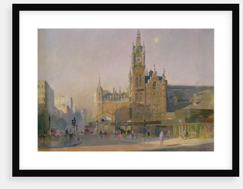 Early Morning, Euston Road, 1988 by Trevor Chamberlain