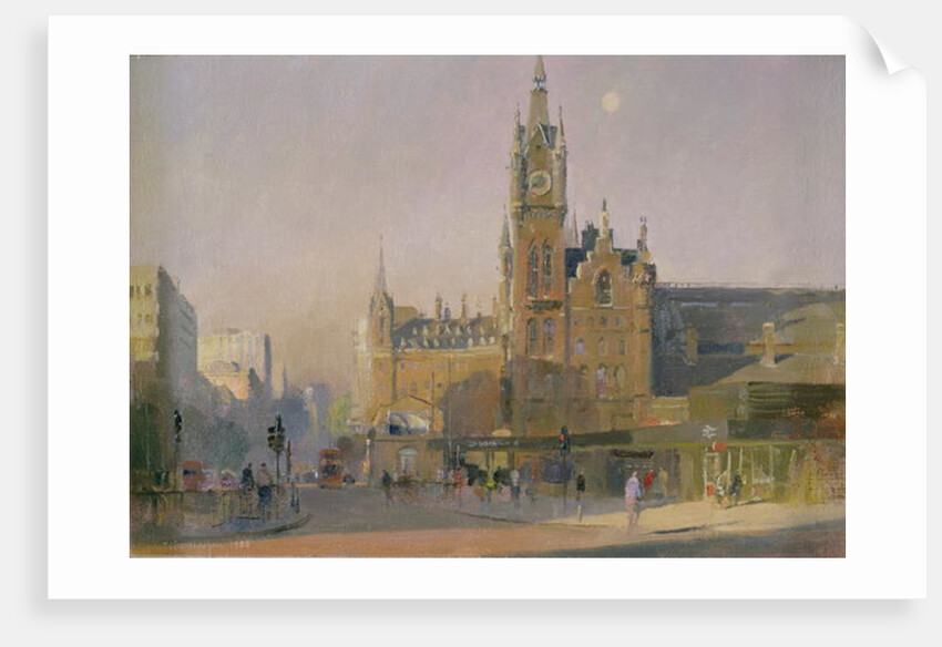 Early Morning, Euston Road, 1988 by Trevor Chamberlain