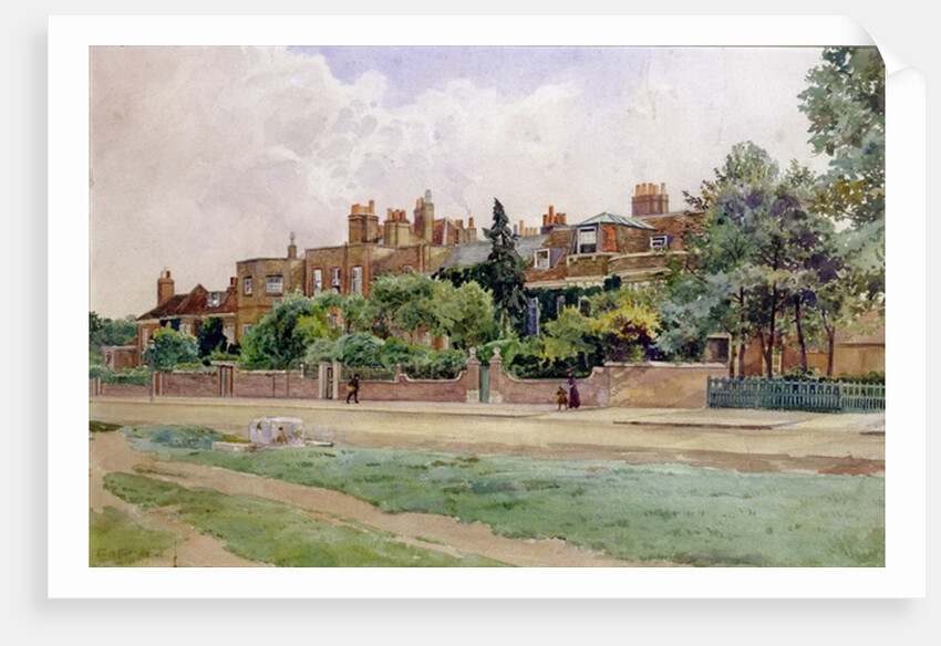 Wren's and Faraday's houses at Hampton Court by E.H. Fitchew