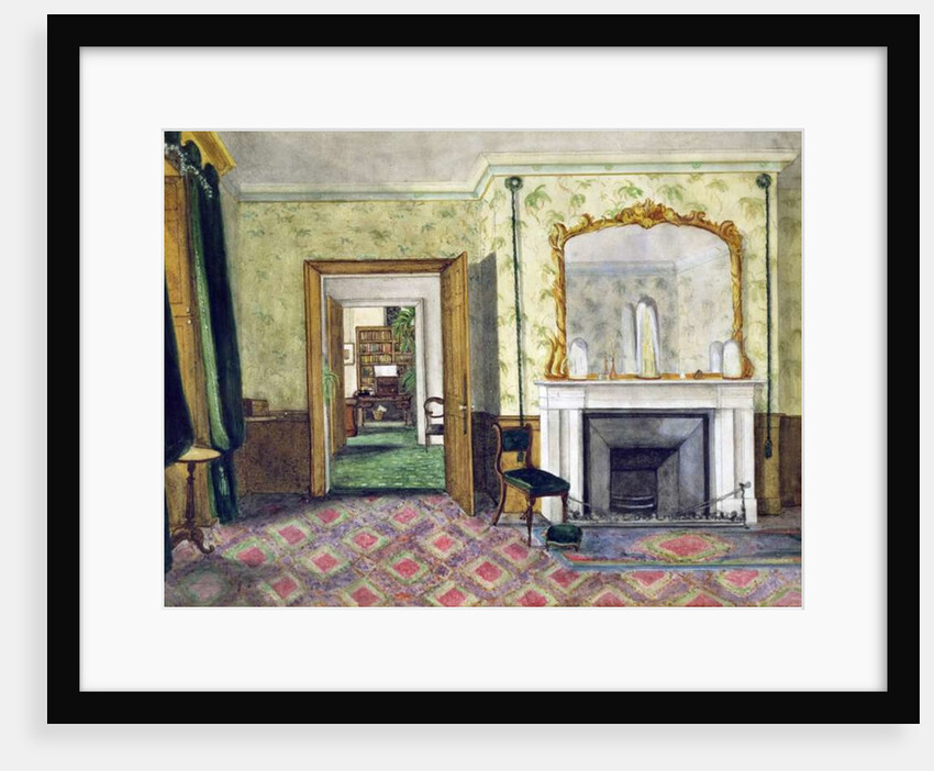 Michael Faraday's flat at the Royal Institution, 1850-55 by Harriet Jane Moore