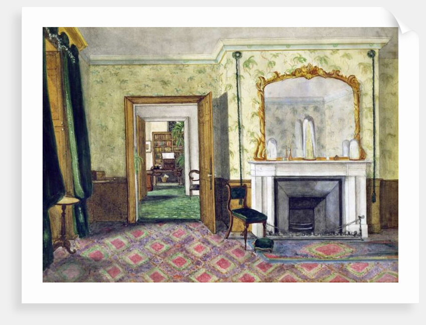 Michael Faraday's flat at the Royal Institution, 1850-55 by Harriet Jane Moore