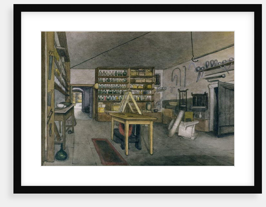 Faraday's Magnetic Laboratory, 1852 by Harriet Jane Moore