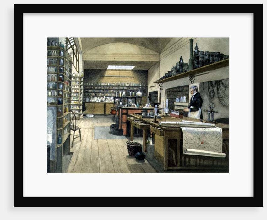 Sergeant Anderson in the Basement Laboratory, 1852 by Harriet Jane Moore