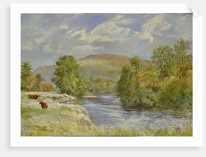 River Spey, Kinrara, 1989 by Tim Scott Bolton