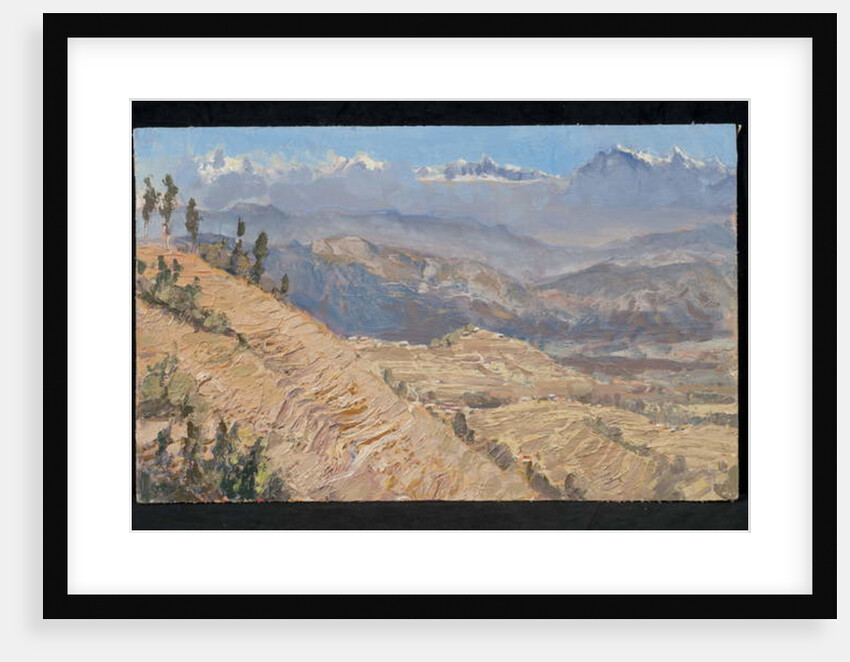 Terraces Dhulikel, Nepal by Tim Scott Bolton