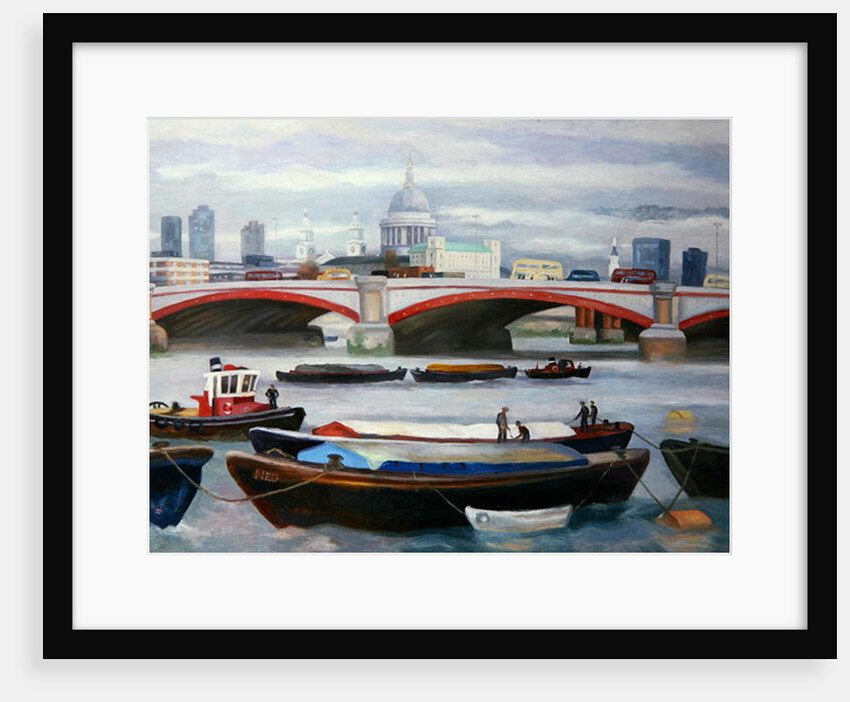 Busy Scene at Blackfriars, 2005 by Terry Scales