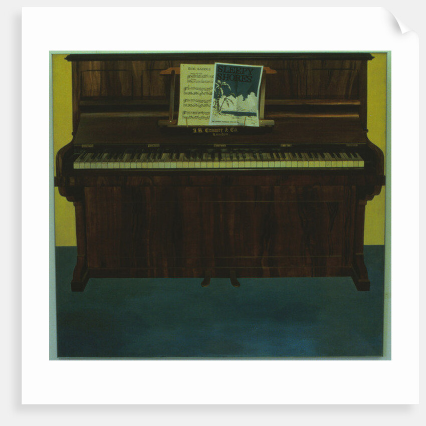 Tempo Di Trot, oil on panel 1980 by Terry Scales