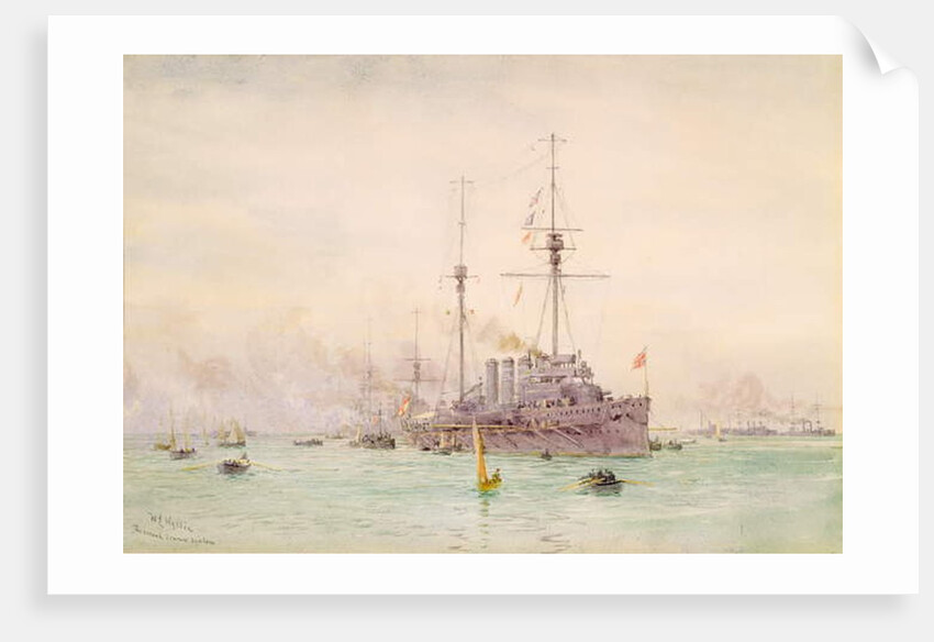 The Second Cruiser Squadron by William Lionel Wyllie
