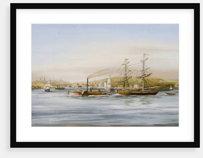 Seascape by F. W. Thompson