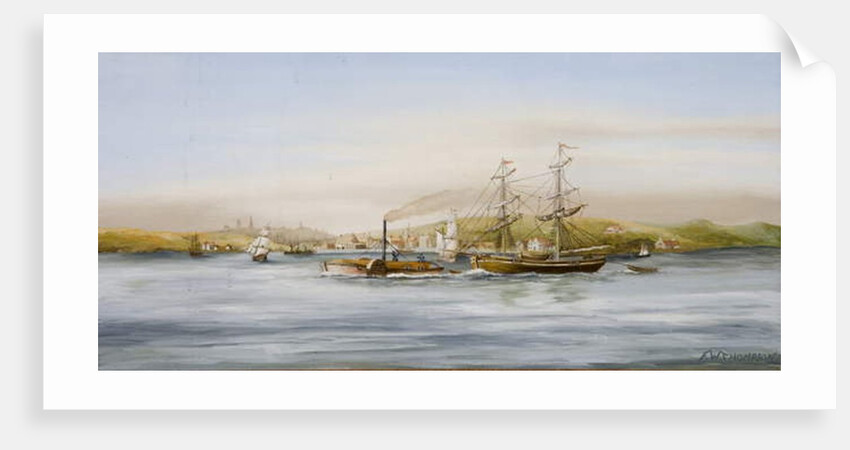 Seascape by F. W. Thompson