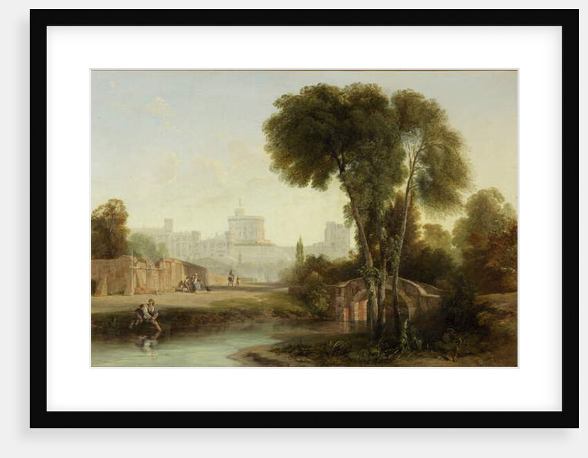 Windsor Castle from the Old Bridge by Augustus Wall Callcott
