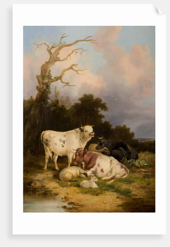 Cattle and Sheep by Thomas Sidney Cooper (after)