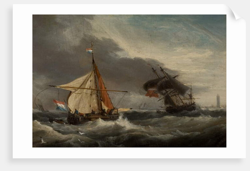 Boats, Mouth of the Tyne by George Webster