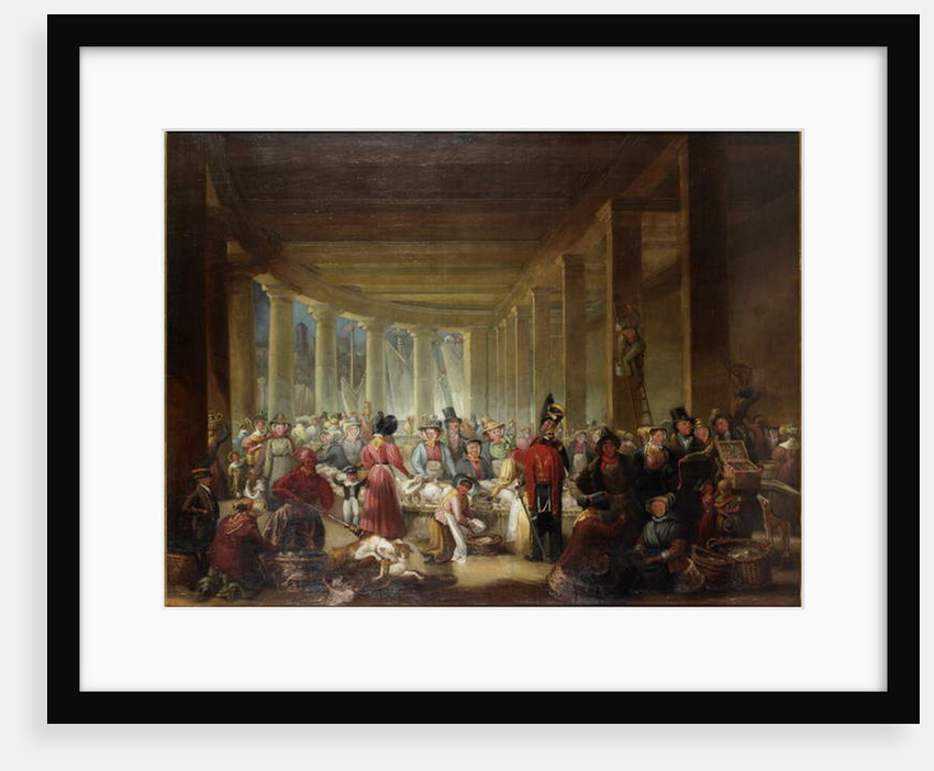 The Old Fish Market, Sandhill, Newcastle upon Tyne by Henry Perlee Parker