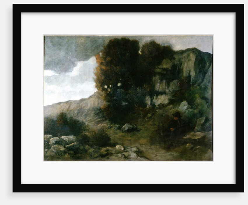Landscape by Alphonse Legros