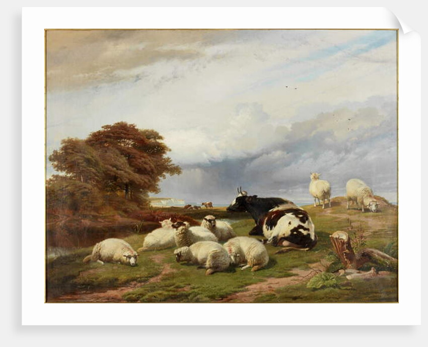 In the Marshes near Ramsgate, Isle of Thanet by Thomas George Cooper