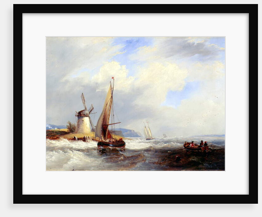 Coast Scene by John Wilson Carmichael