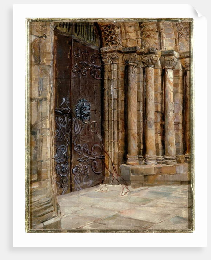Sketch for 'Seeking Sanctuary' by Ralph Hedley