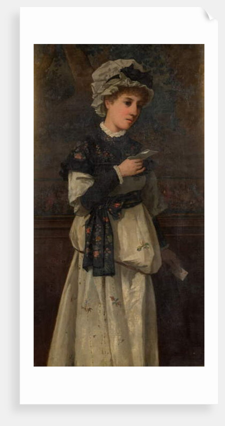 Girl with a Letter by Lionel J. Cowen