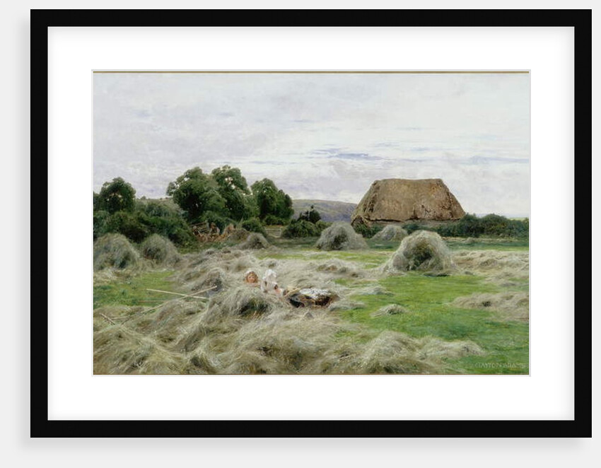 Hayfield by John Clayton Adams