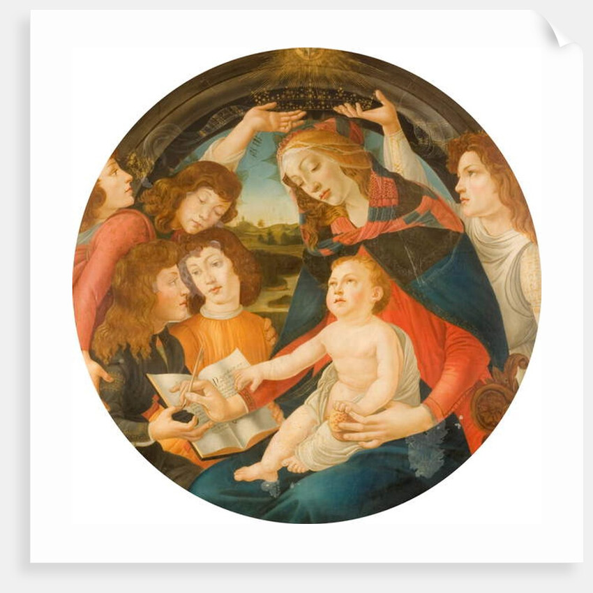 Madonna of the Magnificat by Sandro (after) Botticelli