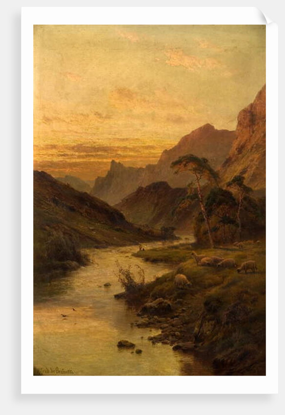 River Foyers at Abertarff by Alfred de Breanski