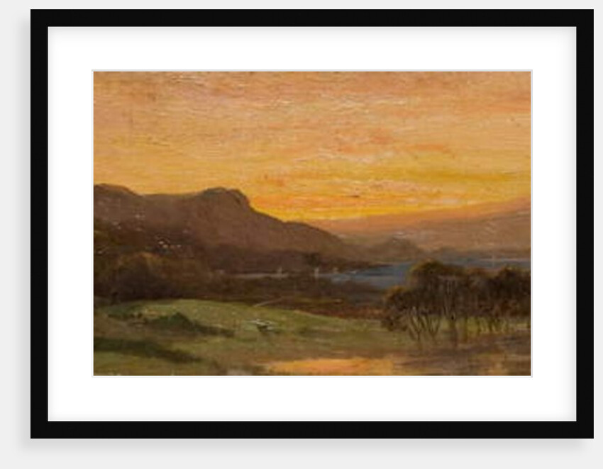 Sunset, Lake Scene by Frank Thomas Carter