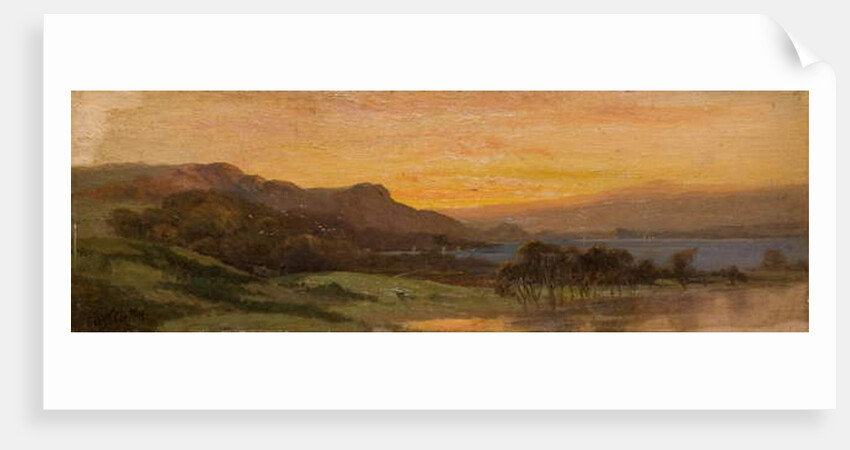 Sunset, Lake Scene by Frank Thomas Carter