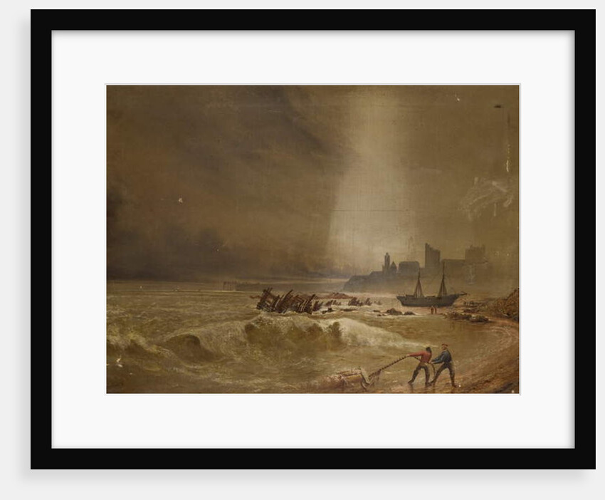 Seascape off Tynemouth, 1871 by William Connell