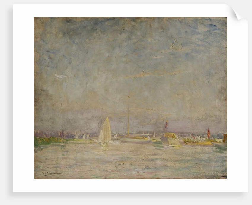 Early Evening on the Aut River by William Brown MacDougall