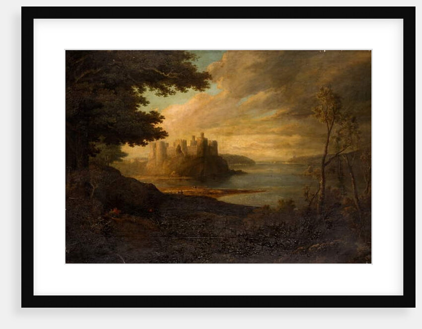 Conway Castle by Thomas Miles Richardson