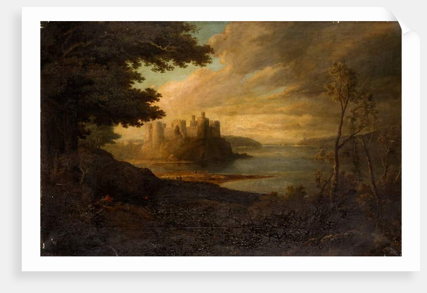 Conway Castle by Thomas Miles Richardson
