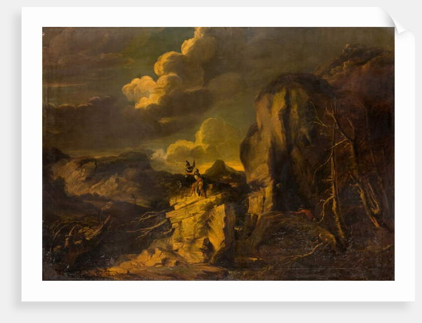 Armoured Soldiers in Mountainous Landscape by School English