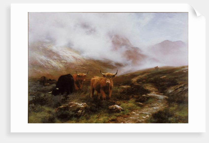 Landscape with Cattle by Peter Graham