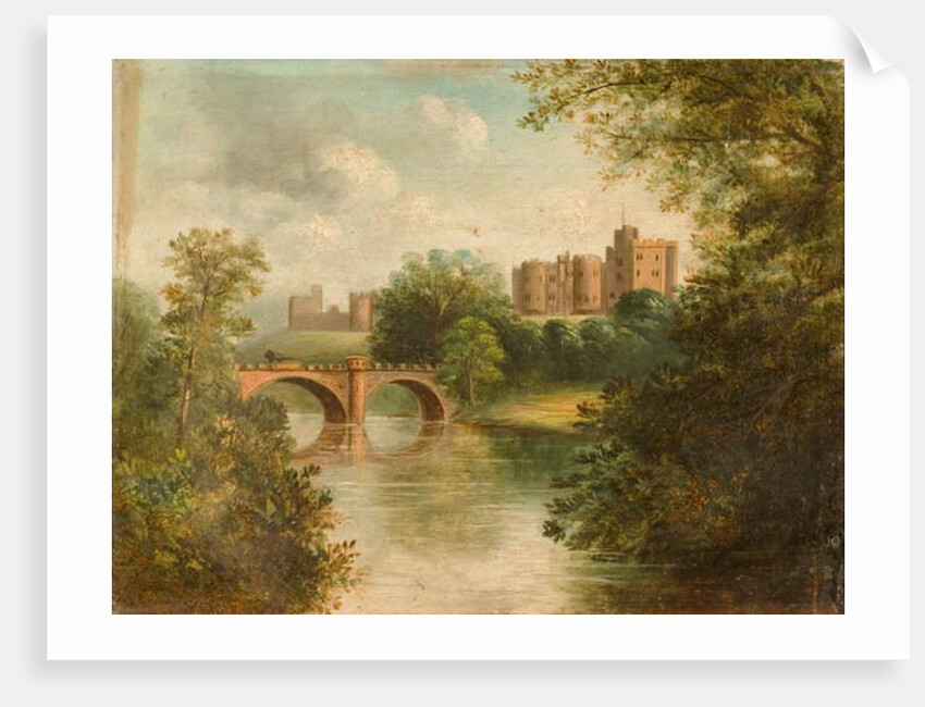 Alnwick Castle, 1850 by J. Sharkey