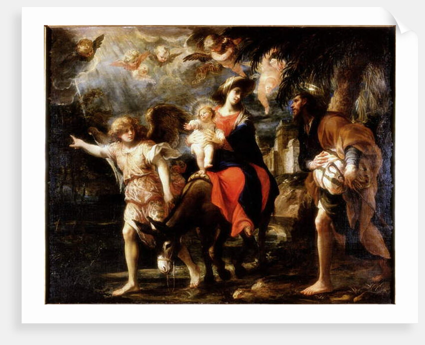 The Flight into Egypt, c.1680-1700 by Gregorio de Ferrari