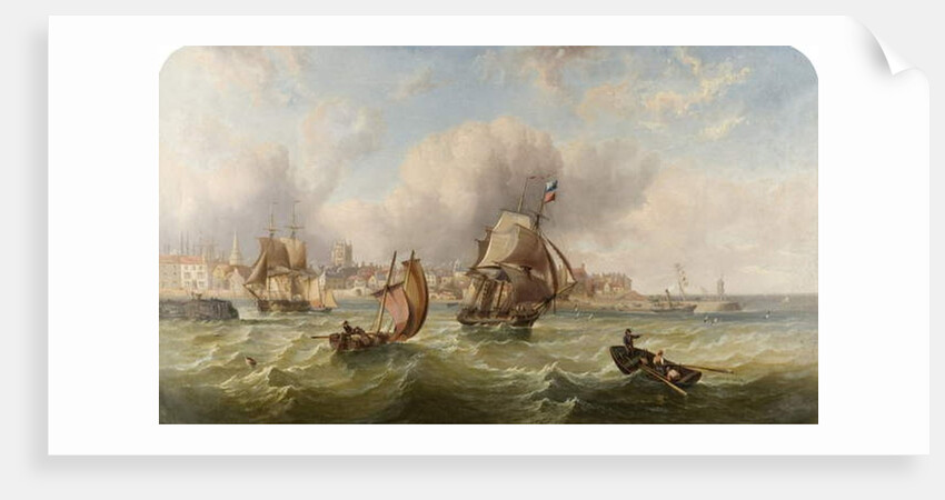 Shipping at the Mouth of Hartlepool Harbour by School English