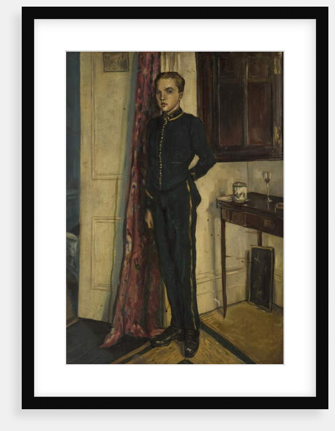 Youth in Soldier's Uniform by School English