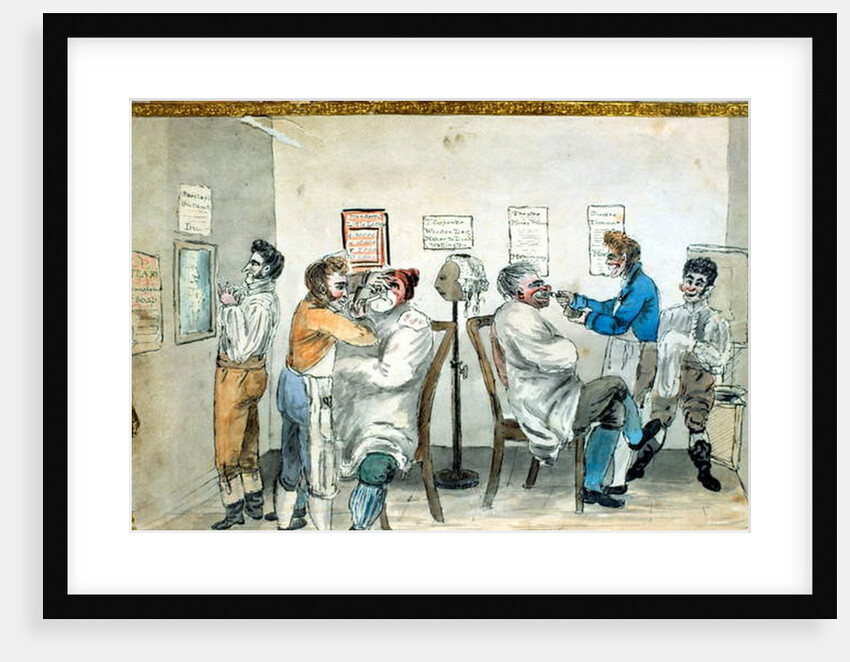 Barber's Shop by English School