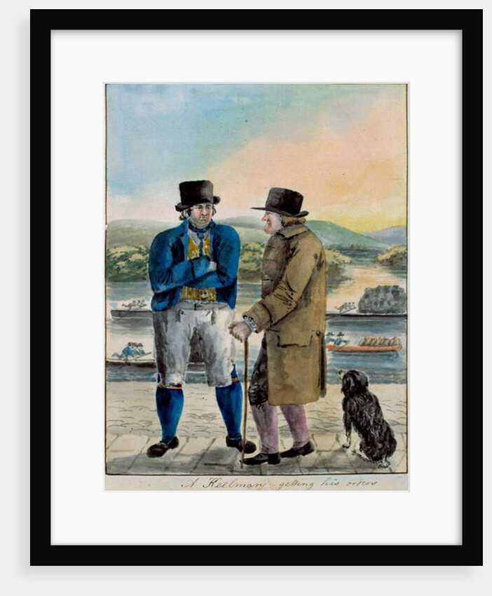 A Keelman Getting his Orders by English School