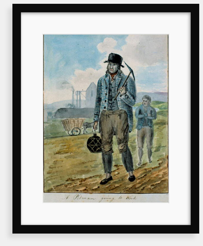 A Pitman Going to Work by English School