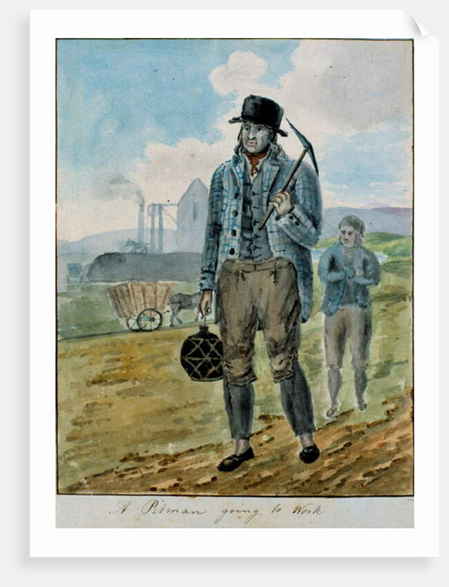 A Pitman Going to Work by English School