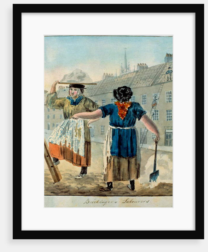 Bricklayers' Labourers by English School
