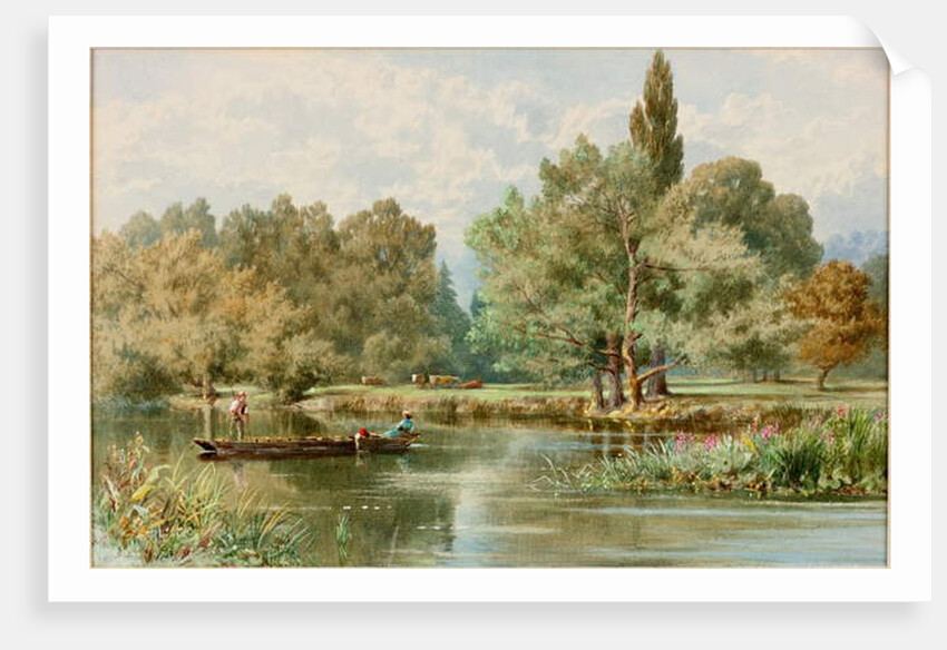 River Scene by F.G. Coleridge