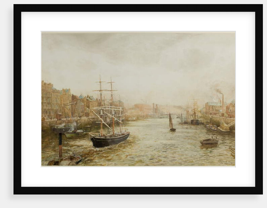The Quayside, Newcastle, 1881 by Thomas Marie Madawaska Hemy