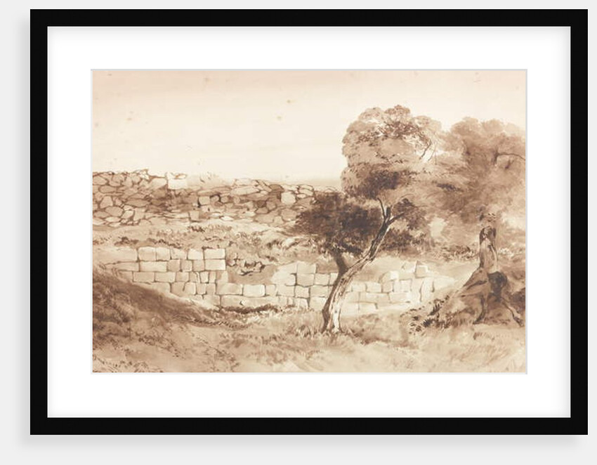 Part of the Eastern Rampart of Birdoswald by Charles Richardson