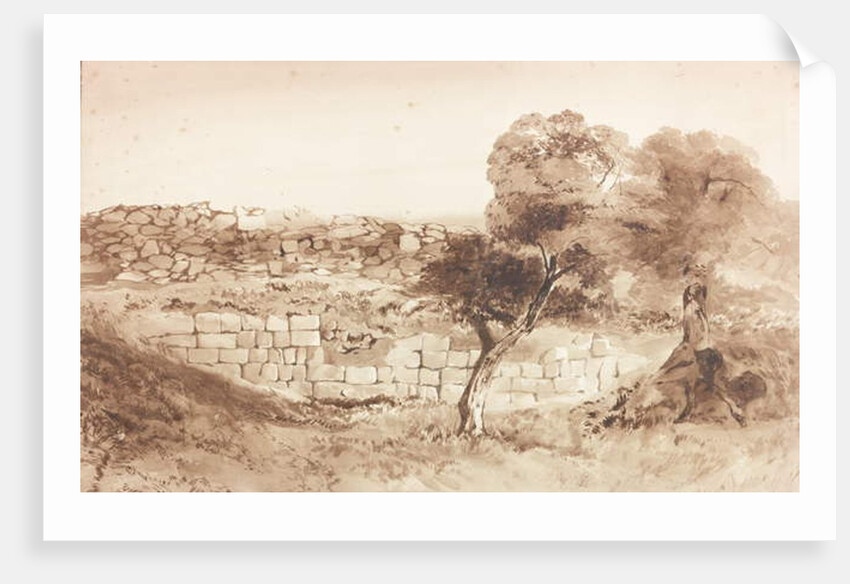 Part of the Eastern Rampart of Birdoswald by Charles Richardson