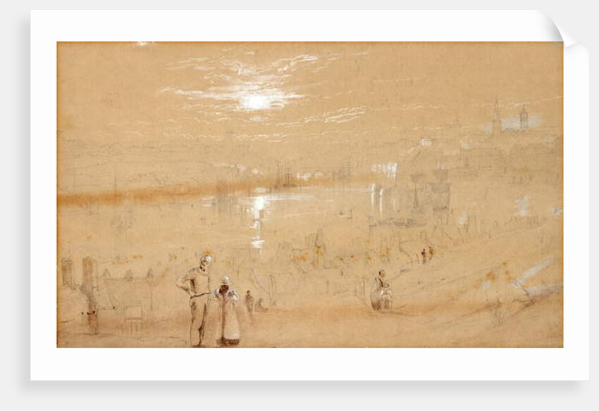 Newcastle from St Anne's by Thomas Miles Richardson