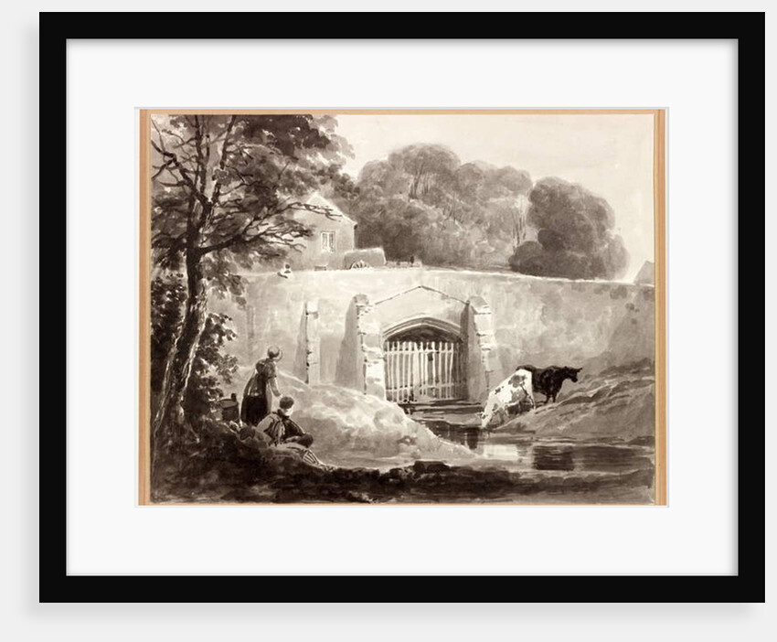 Barras Bridge by Thomas Miles Richardson